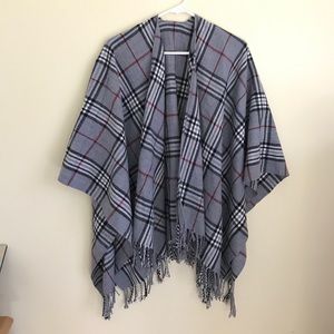 Faux Burberry shawl